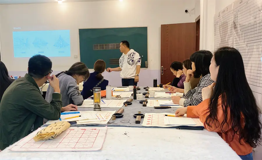 成人软笔书写专训课照片