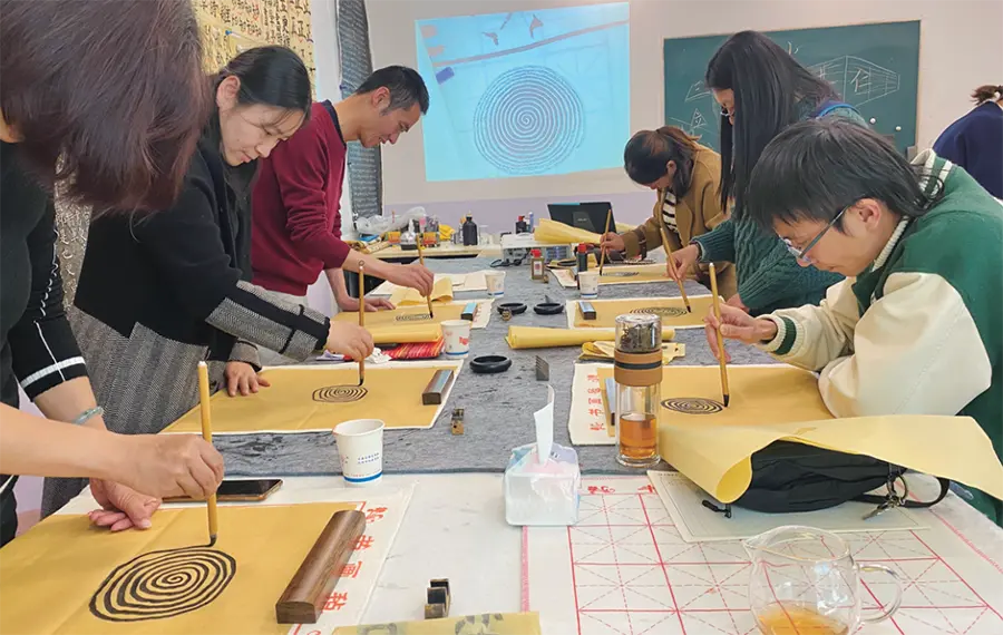 成人软笔书写专训课照片