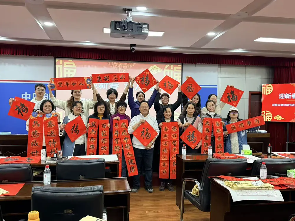 企业机关社团书法系统课照片